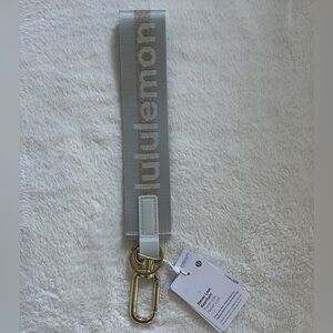 NWT Lululemon Never Lost Keychain with Gold Clip
